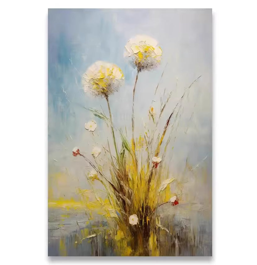 Dandelions Decoration Bedroom Posters For Wall Canvas Decor